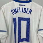 Shop 2010/11 NETHERLANDS SNEIJDER #10 *BNWT* AWAY SHIRT (XL) NIKE, classic football shirts, vintage football shirts & retro soccer jerseys at Cult Kits