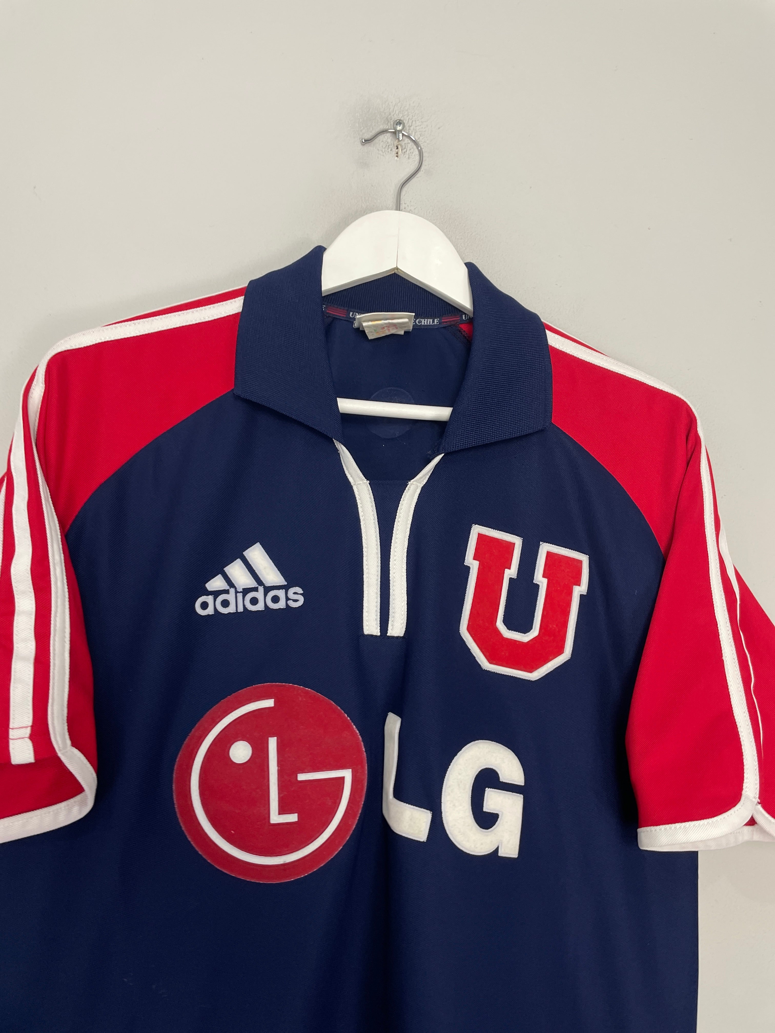 Shop 2001/02 UNIVERSIDAD DE CHILE HOME SHIRT (L) ADIDAS, classic football shirts, vintage football shirts & retro soccer jerseys at Cult Kits