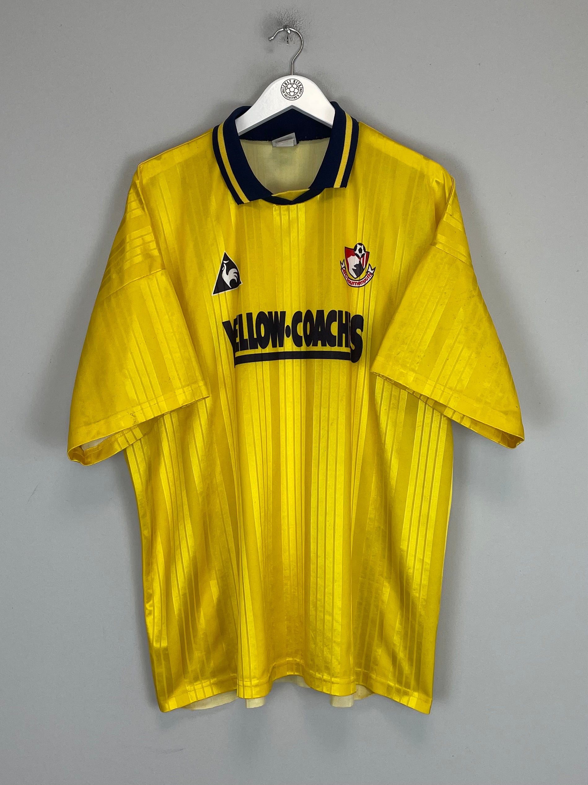 Shop 1995/96 BOURNEMOUTH AWAY SHIRT (XL) LE COQ SPORTIF, classic football shirts, vintage football shirts & retro soccer jerseys at Cult Kits