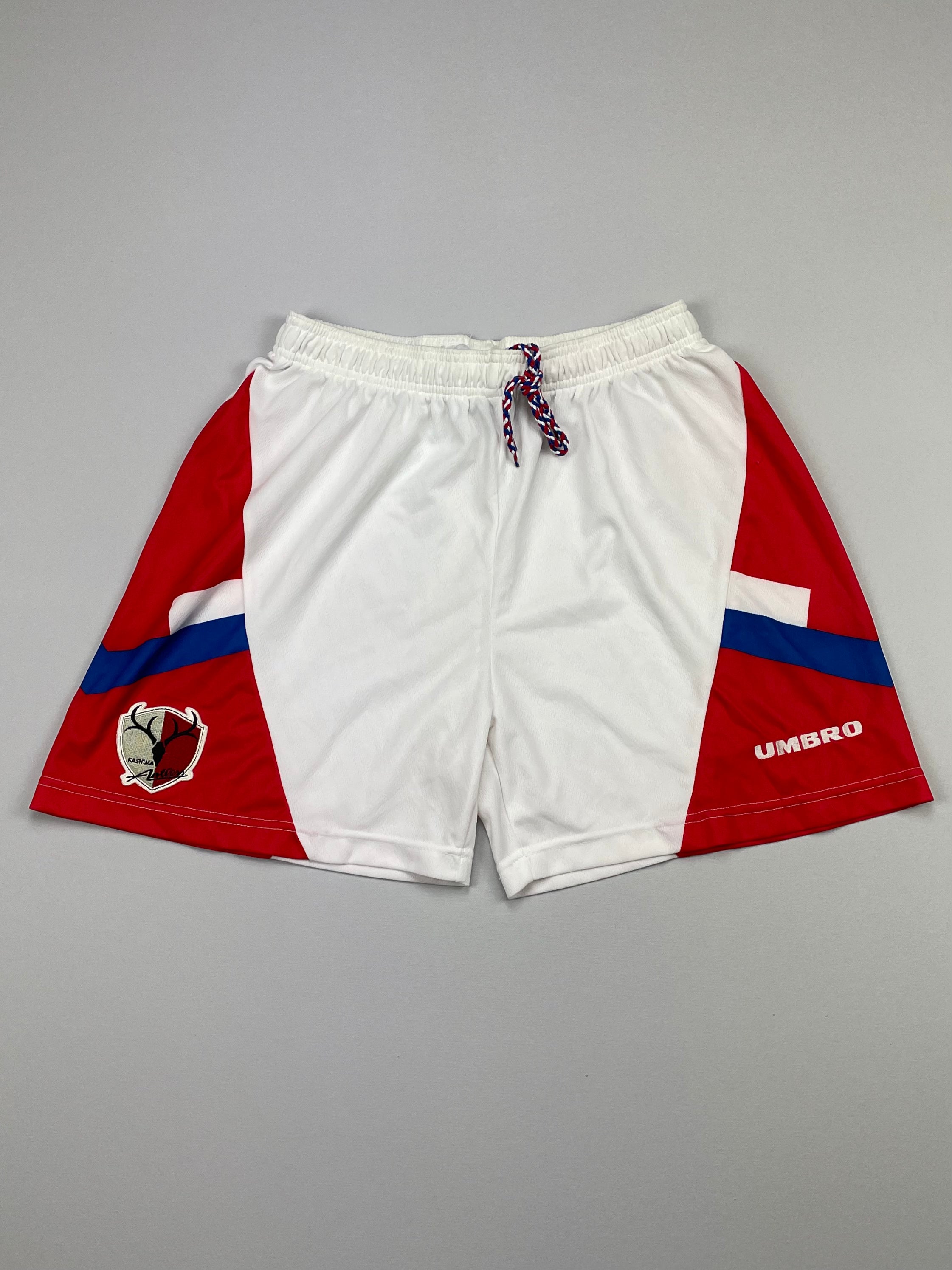 Shop 1997 KASHIMA ANTLERS SHORTS (XL) UMBRO, classic football shirts, vintage football shirts & retro soccer jerseys at Cult Kits