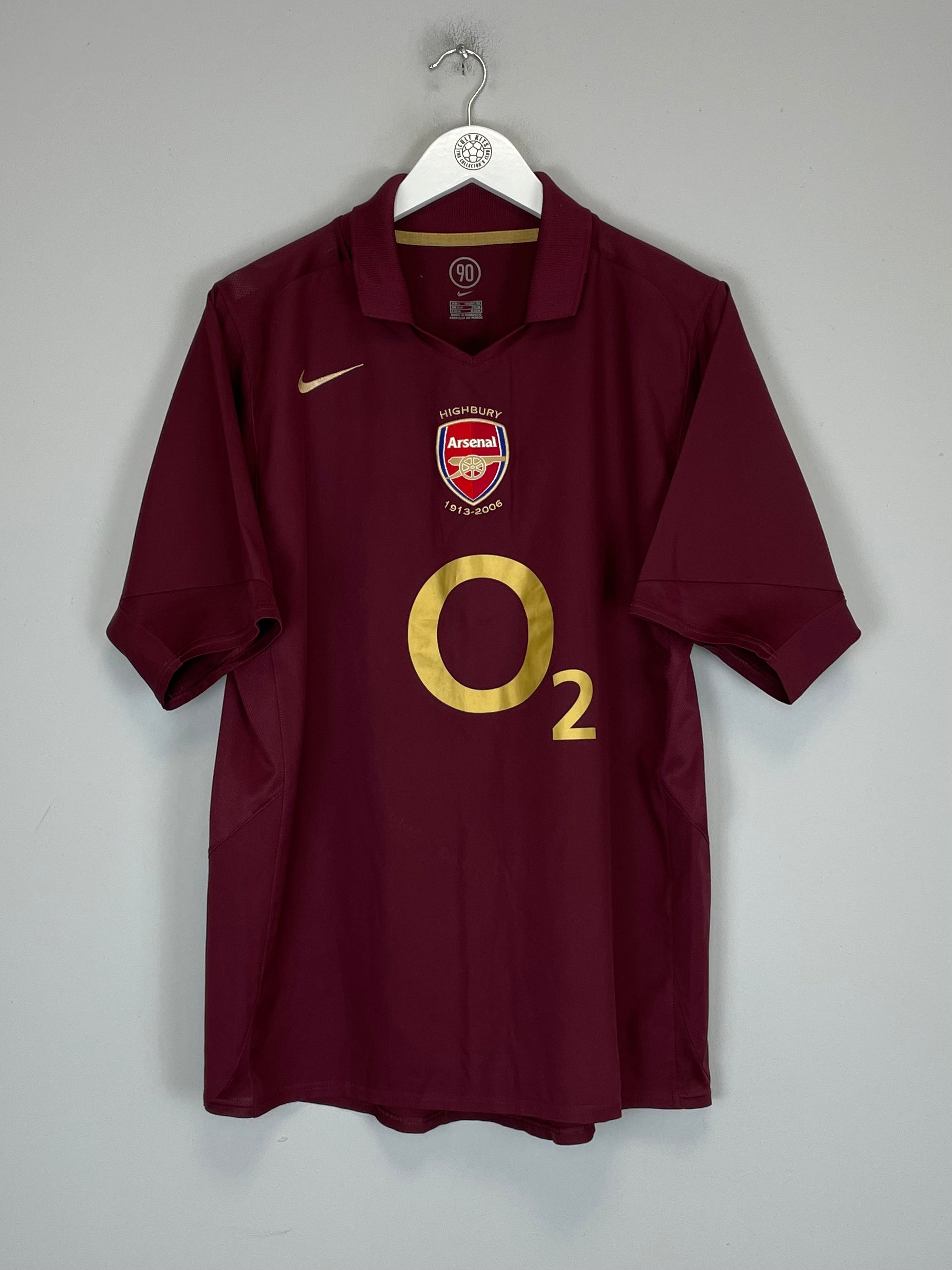 Shop 2005/06 ARSENAL HENRY #14 HOME SHIRT (L) NIKE, classic football shirts, vintage football shirts & retro soccer jerseys at Cult Kits
