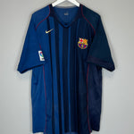 Shop 2004/05 BARCELONA RONALDINHO #10 AWAY SHIRT (XL) NIKE, classic football shirts, vintage football shirts & retro soccer jerseys at Cult Kits
