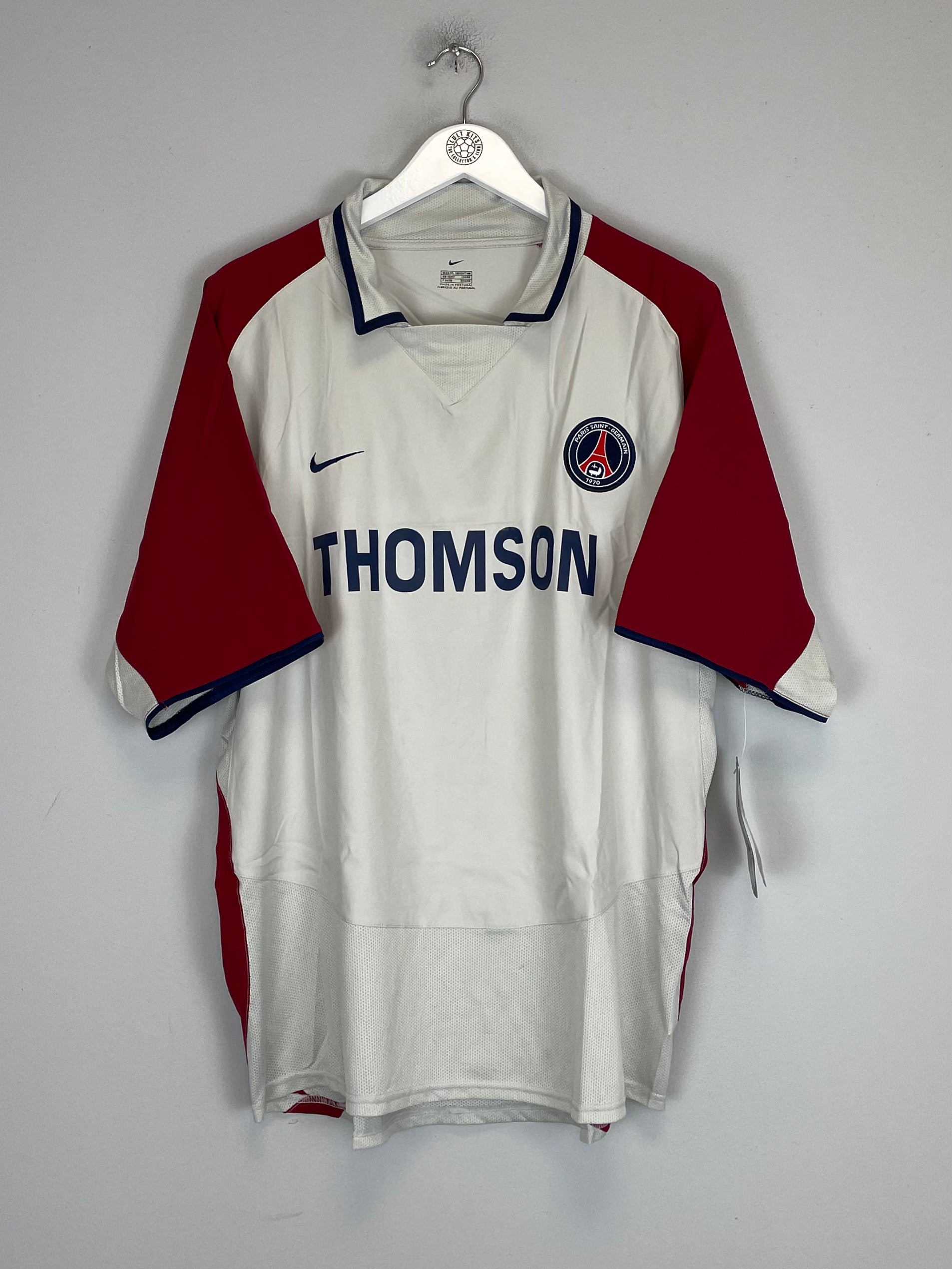 Shop 2003/04 PSG *BNWT* AWAY SHIRT (XL) NIKE, classic football shirts, vintage football shirts & retro soccer jerseys at Cult Kits
