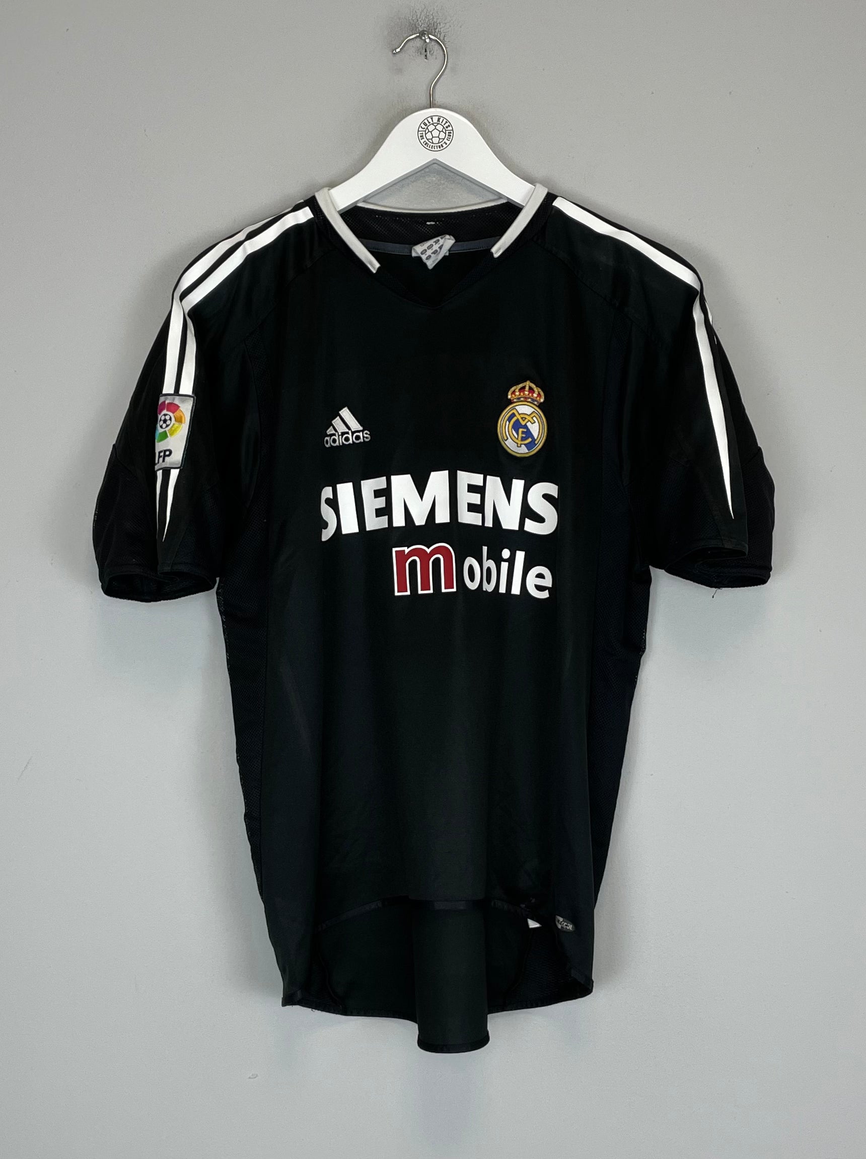 Shop 2004/05 REAL MADRID ZIDANE #5 AWAY SHIRT (M) ADIDAS, classic football shirts, vintage football shirts & retro soccer jerseys at Cult Kits