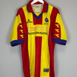 Shop 1999/00 KARLSRUHE HOME SHIRT (XL) DIADORA, classic football shirts, vintage football shirts & retro soccer jerseys at Cult Kits