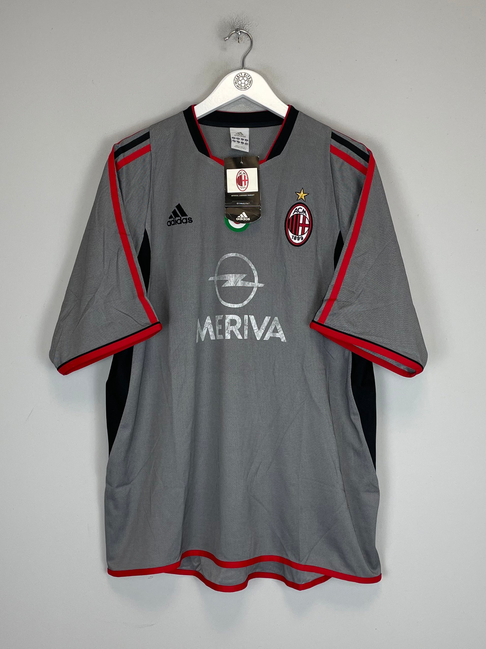 Shop 2003/04 AC MILAN *BNWT* THIRD SHIRT (XL) ADIDAS, classic football shirts, vintage football shirts & retro soccer jerseys at Cult Kits