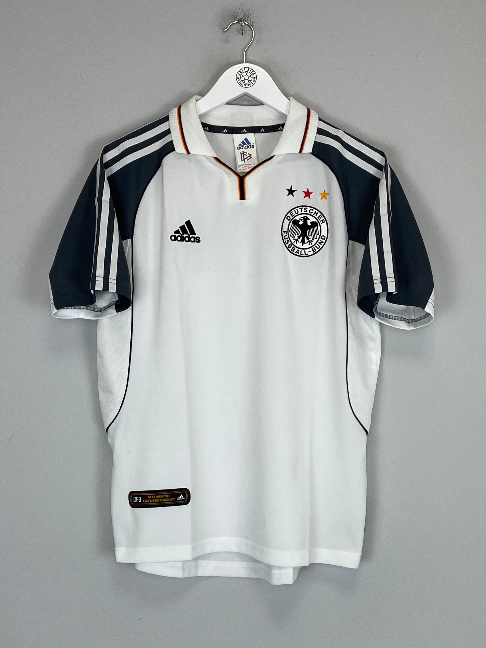 Shop 2000/02 GERMANY HOME SHIRT (S) ADIDAS, classic football shirts, vintage football shirts & retro soccer jerseys at Cult Kits