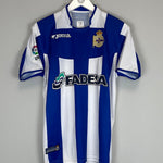 Shop 2003/04 DEPORTIVO LA CORUNA VALERON #21 HOME SHIRT (S) JOMA, classic football shirts, vintage football shirts & retro soccer jerseys at Cult Kits