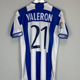 Shop 2003/04 DEPORTIVO LA CORUNA VALERON #21 HOME SHIRT (S) JOMA, classic football shirts, vintage football shirts & retro soccer jerseys at Cult Kits
