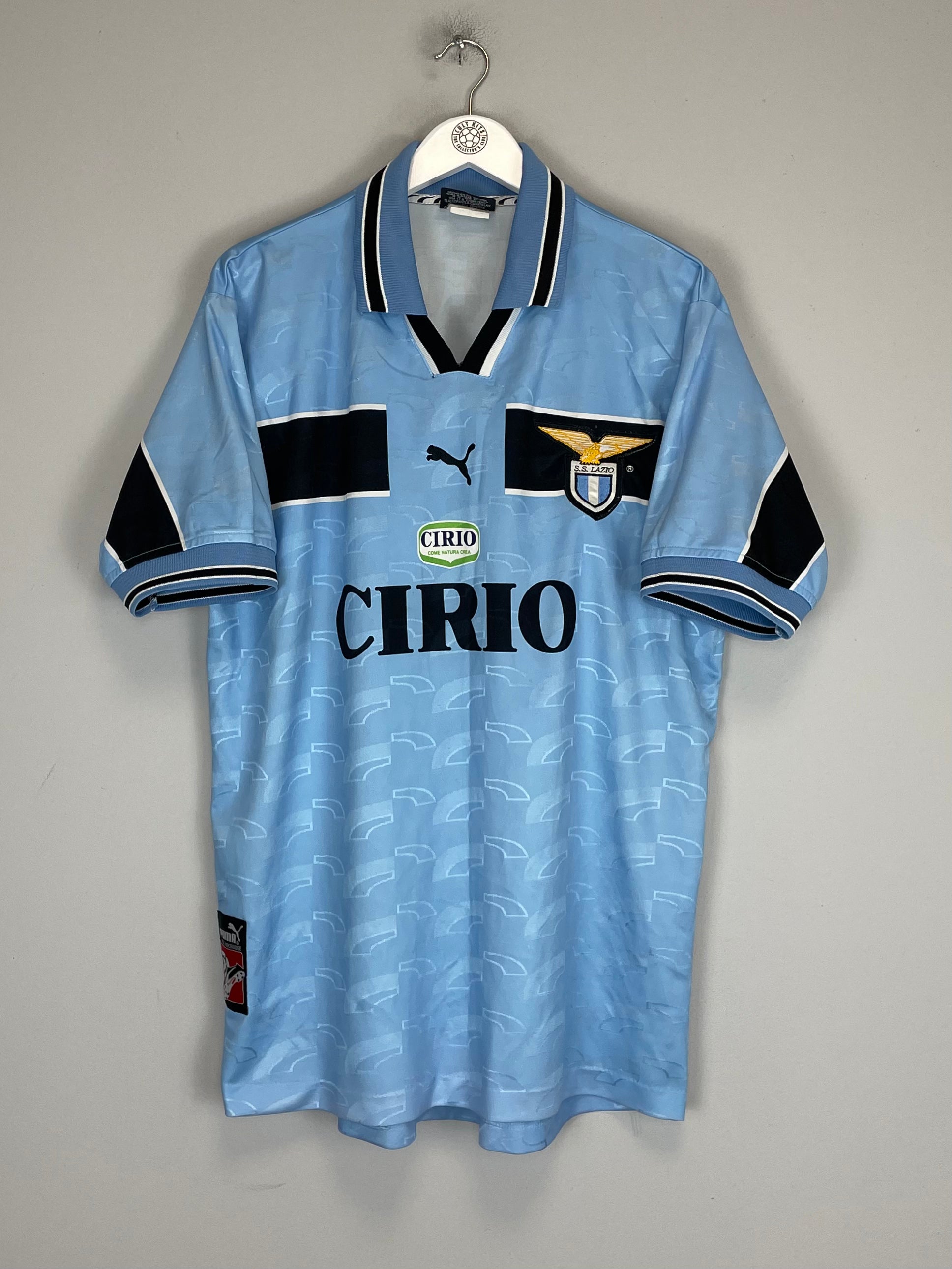 Shop 1998/00 LAZIO SIMEONE #14 HOME SHIRT (XL) PUMA, classic football shirts, vintage football shirts & retro soccer jerseys at Cult Kits
