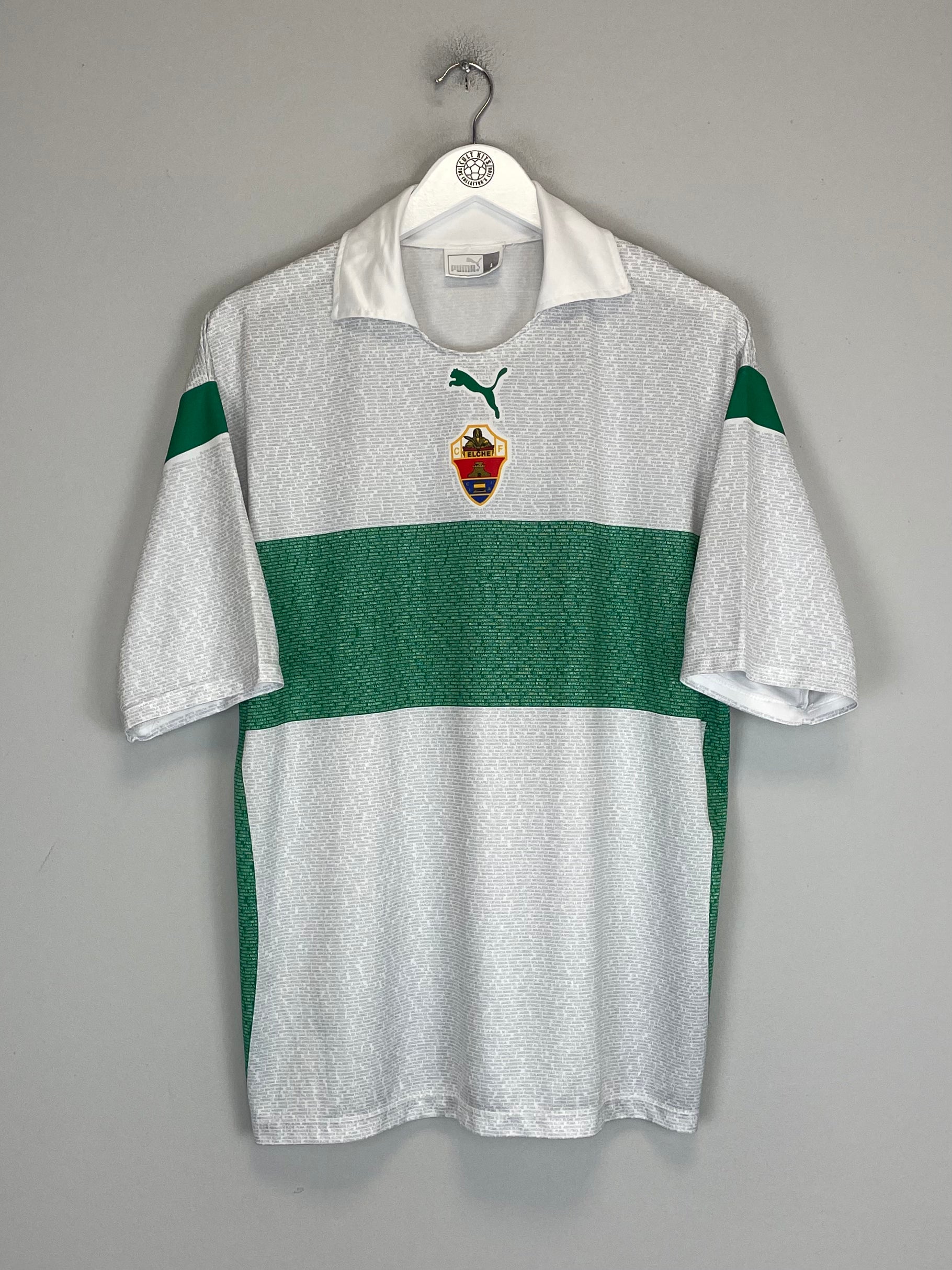 Shop 2003/04 ELCHE SPECIAL HOME SHIRT (L) PUMA, classic football shirts, vintage football shirts & retro soccer jerseys at Cult Kits