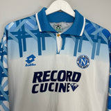 Shop 1994/96 NAPOLI L/S AWAY SHIRT (L) LOTTO, classic football shirts, vintage football shirts & retro soccer jerseys at Cult Kits