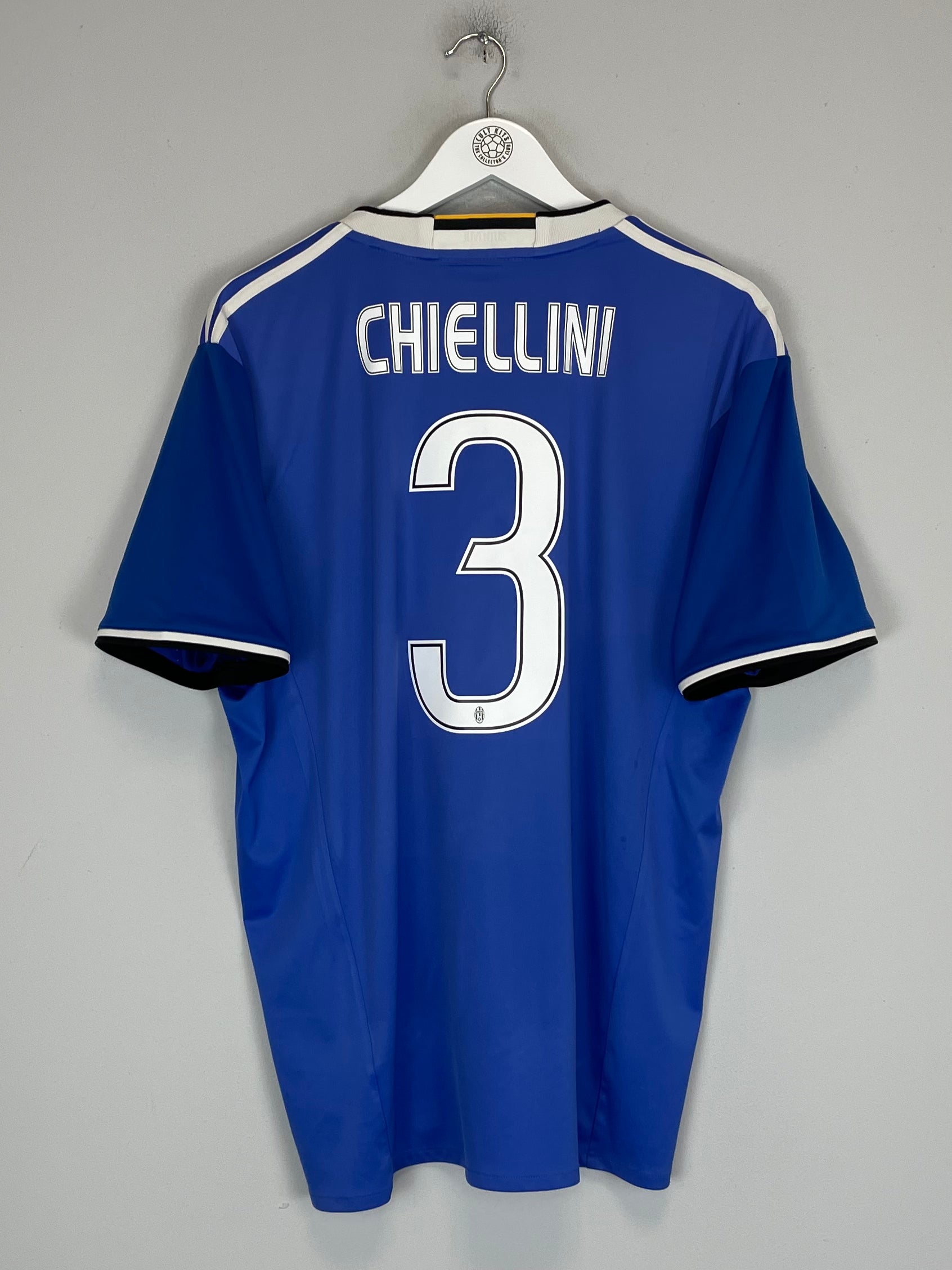 Shop 2016/17 JUVENTUS CHIELLINI #3 AWAY SHIRT (L) ADIDAS, classic football shirts, vintage football shirts & retro soccer jerseys at Cult Kits