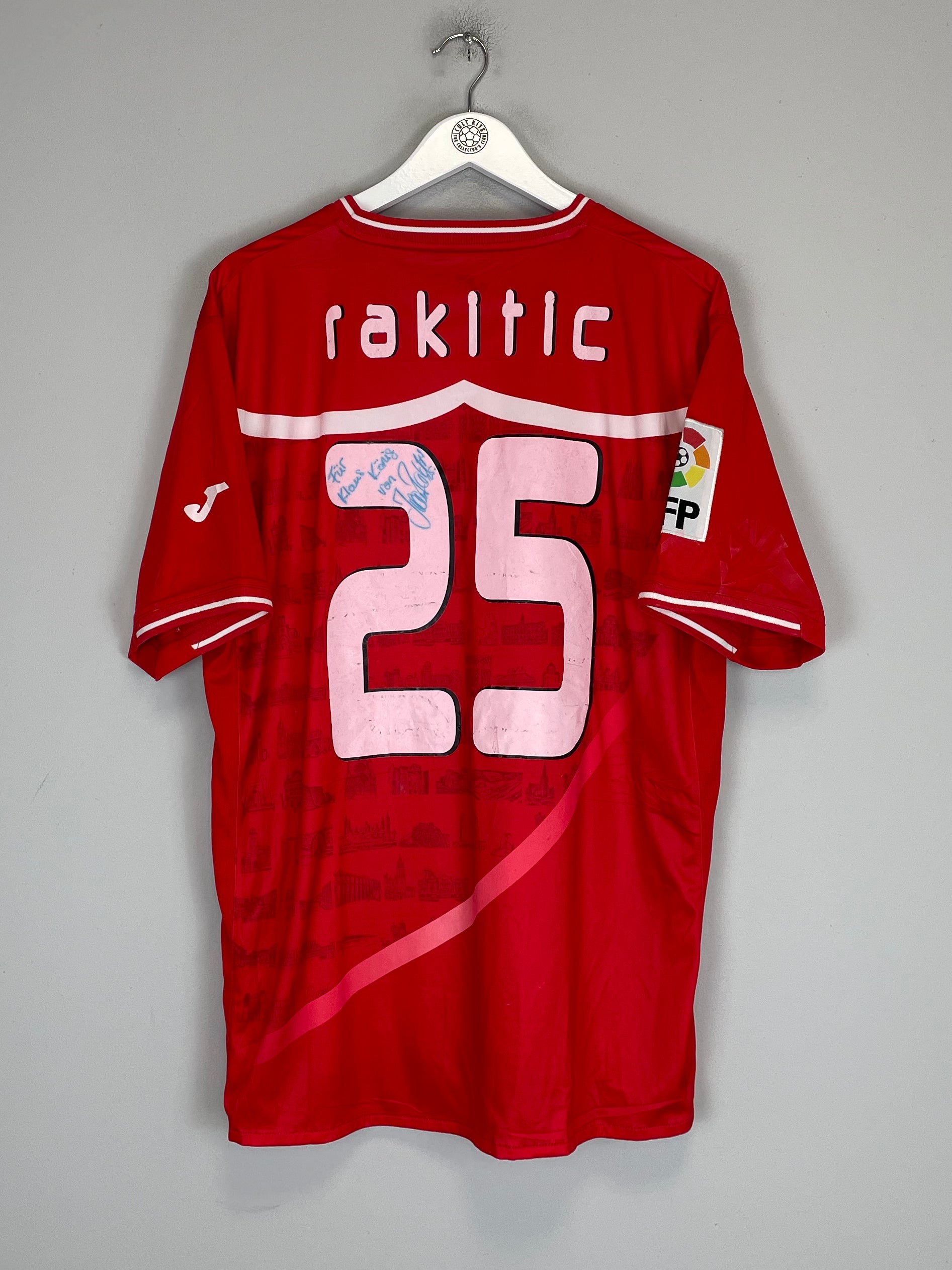Shop 2010/11 SEVILLA RAKITIC #25 *SIGNED* AWAY SHIRT (XL) JOMA, classic football shirts, vintage football shirts & retro soccer jerseys at Cult Kits
