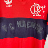 Shop 1985/86 FLAMENGO HOME SHIRT (M) ADIDAS, classic football shirts, vintage football shirts & retro soccer jerseys at Cult Kits