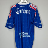 Shop 2002/03 ATLETICO CELAYA *BNWT* TRAINING SHIRT (XL) CRUZEIRO, classic football shirts, vintage football shirts & retro soccer jerseys at Cult Kits