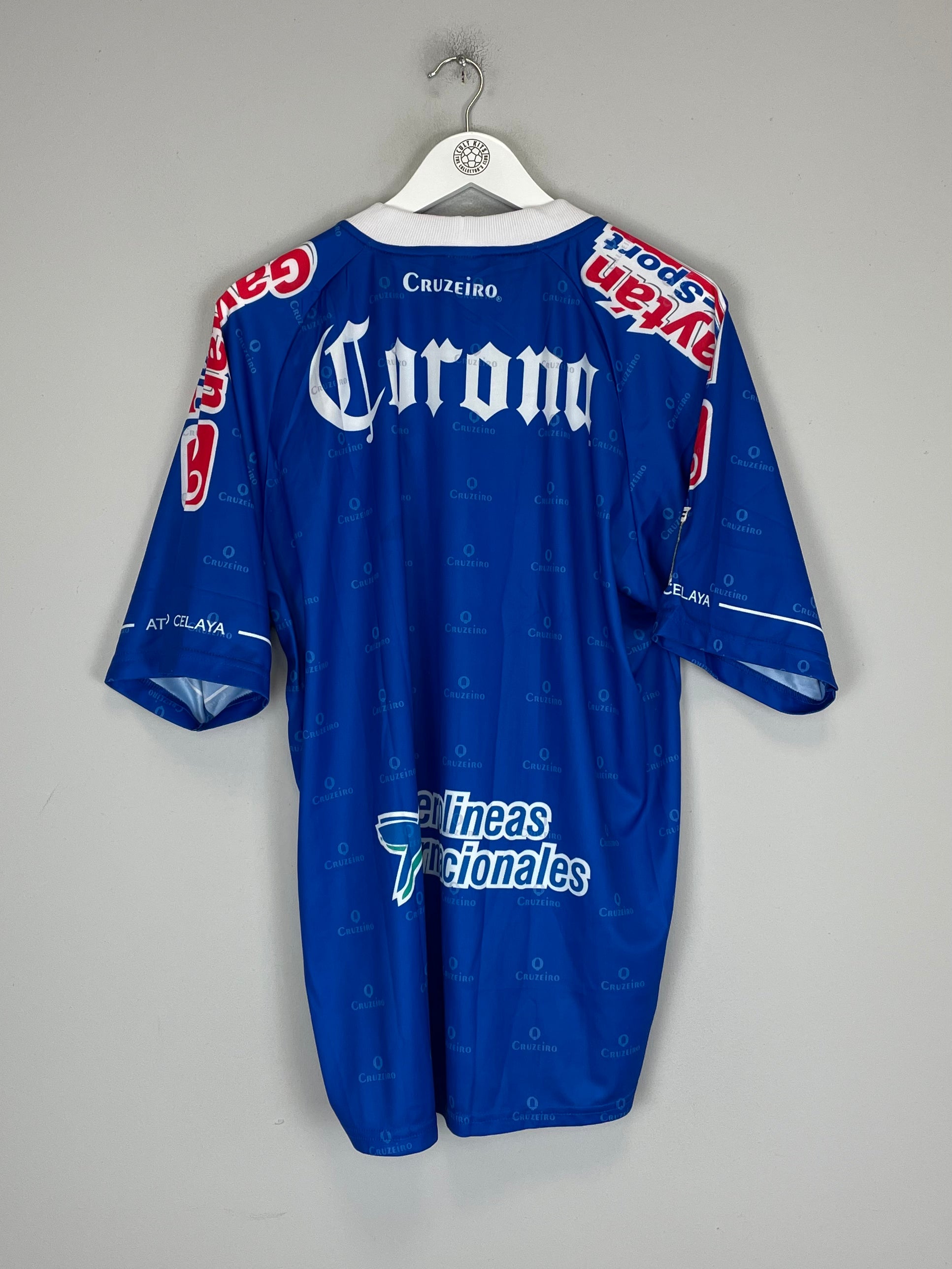 Shop 2002/03 ATLETICO CELAYA *BNWT* TRAINING SHIRT (XL) CRUZEIRO, classic football shirts, vintage football shirts & retro soccer jerseys at Cult Kits