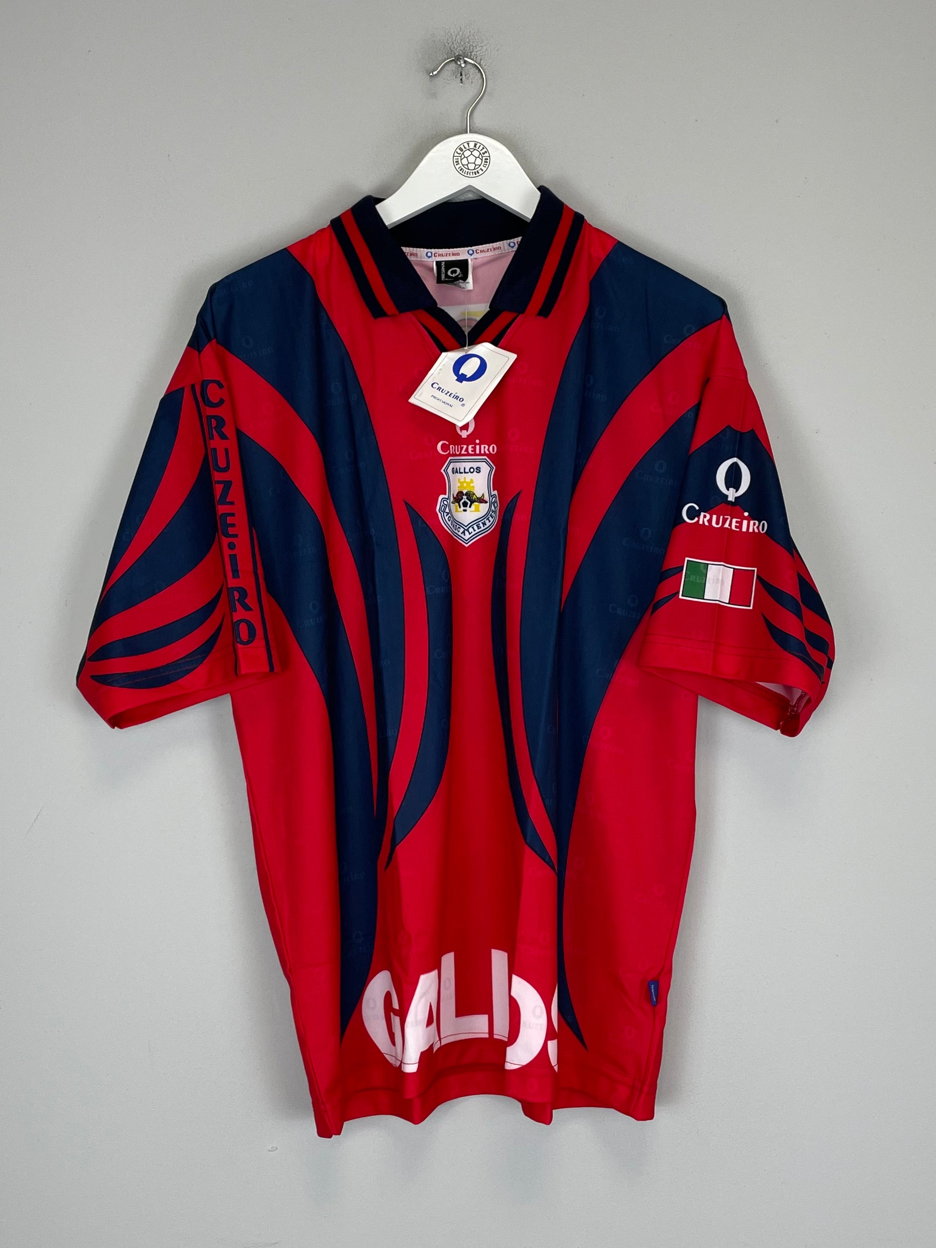 Shop 1997/98 GALLOS DE AGUASCALIENTES *BNWT* AWAY SHIRT (L) CRUZEIRO, classic football shirts, vintage football shirts & retro soccer jerseys at Cult Kits