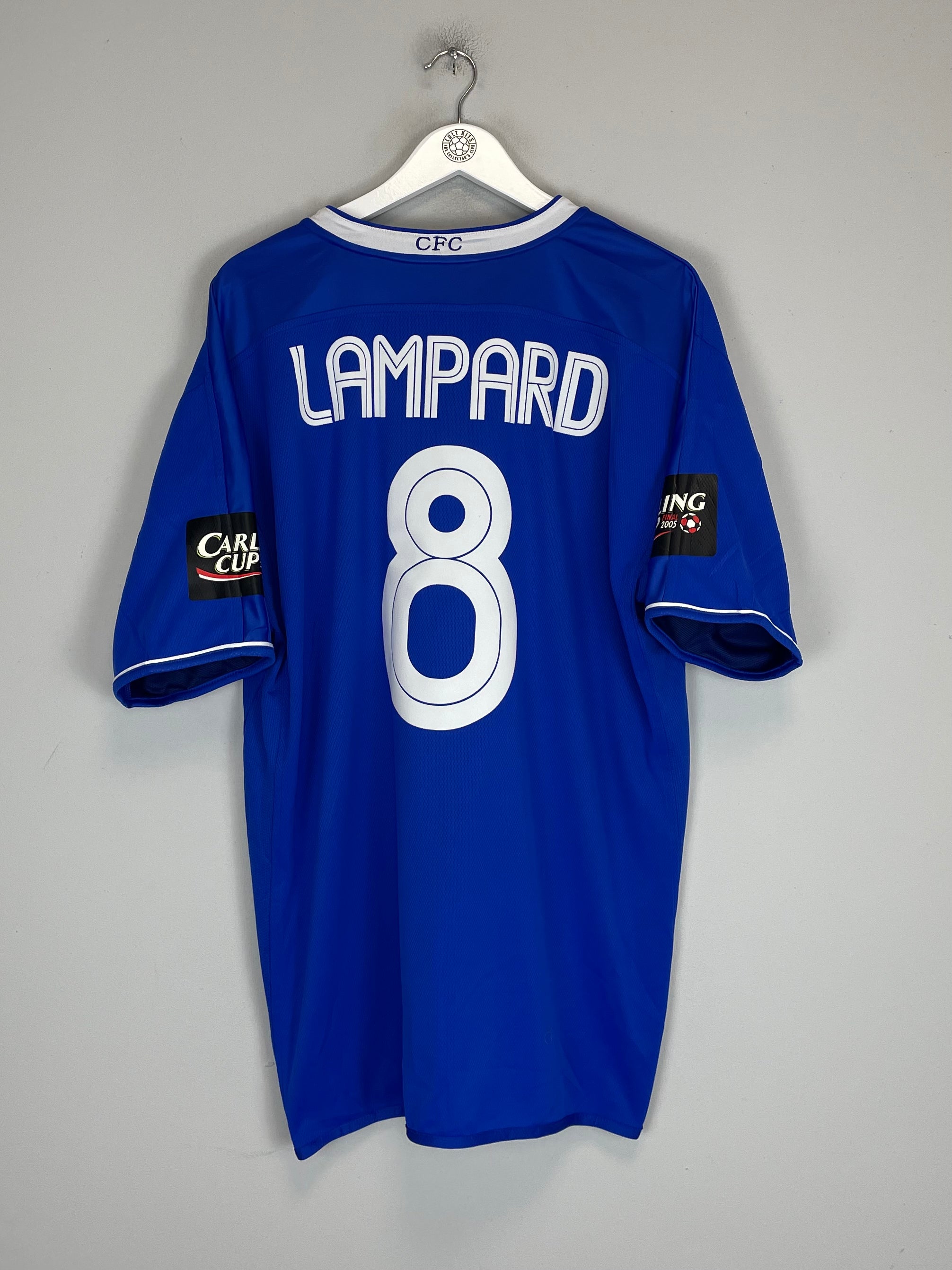 Shop 2003/05 CHELSEA LAMPARD #8 HOME SHIRT (XXL) UMBRO, classic football shirts, vintage football shirts & retro soccer jerseys at Cult Kits