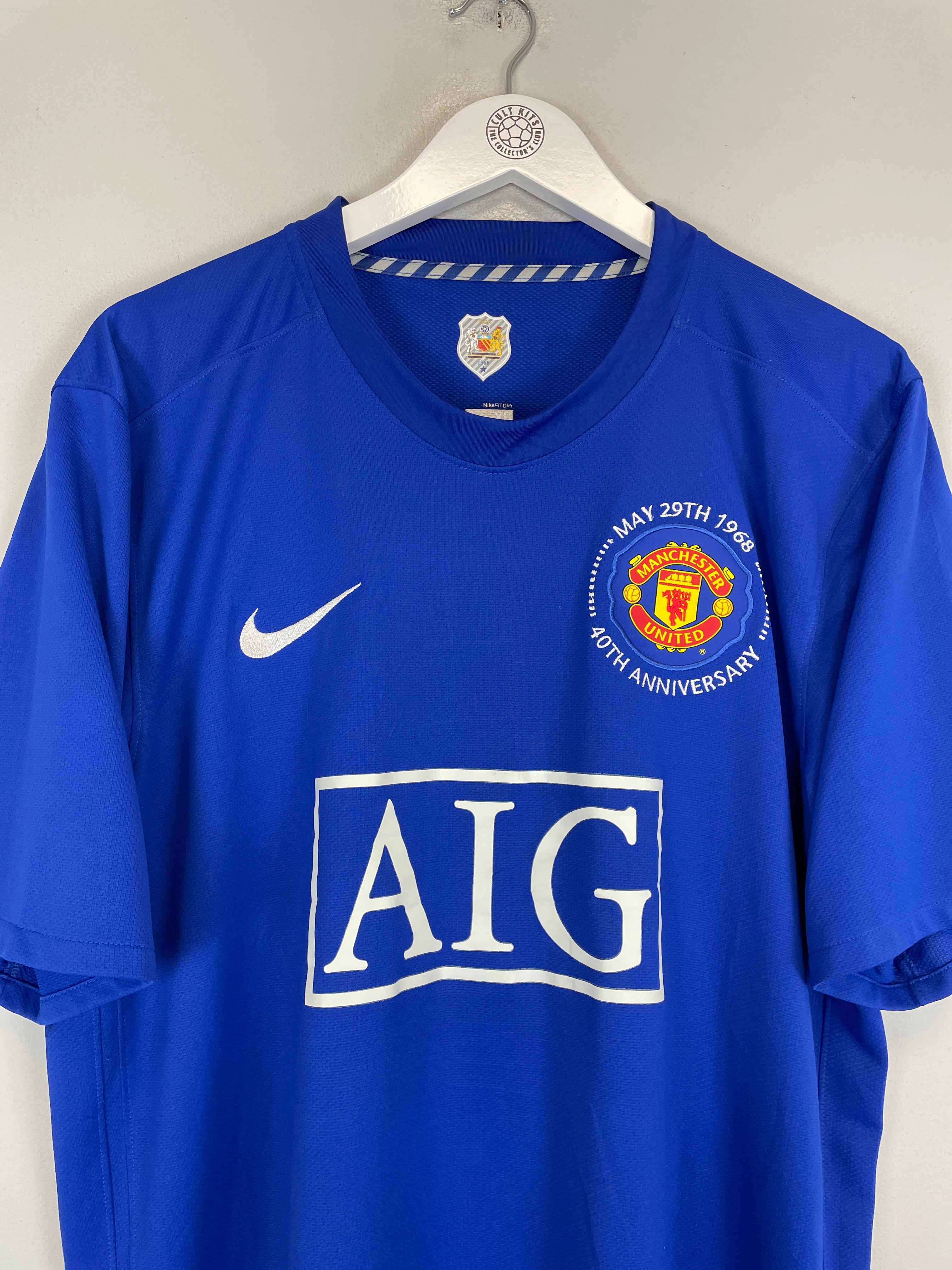 Shop 2008/09 MANCHESTER UNITED RONALDO #7 THIRD SHIRT (XL) NIKE, classic football shirts, vintage football shirts & retro soccer jerseys at Cult Kits