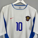 Shop 2002/04 RUSSIA MOSTOVOI #10 HOME SHIRT (L) NIKE, classic football shirts, vintage football shirts & retro soccer jerseys at Cult Kits
