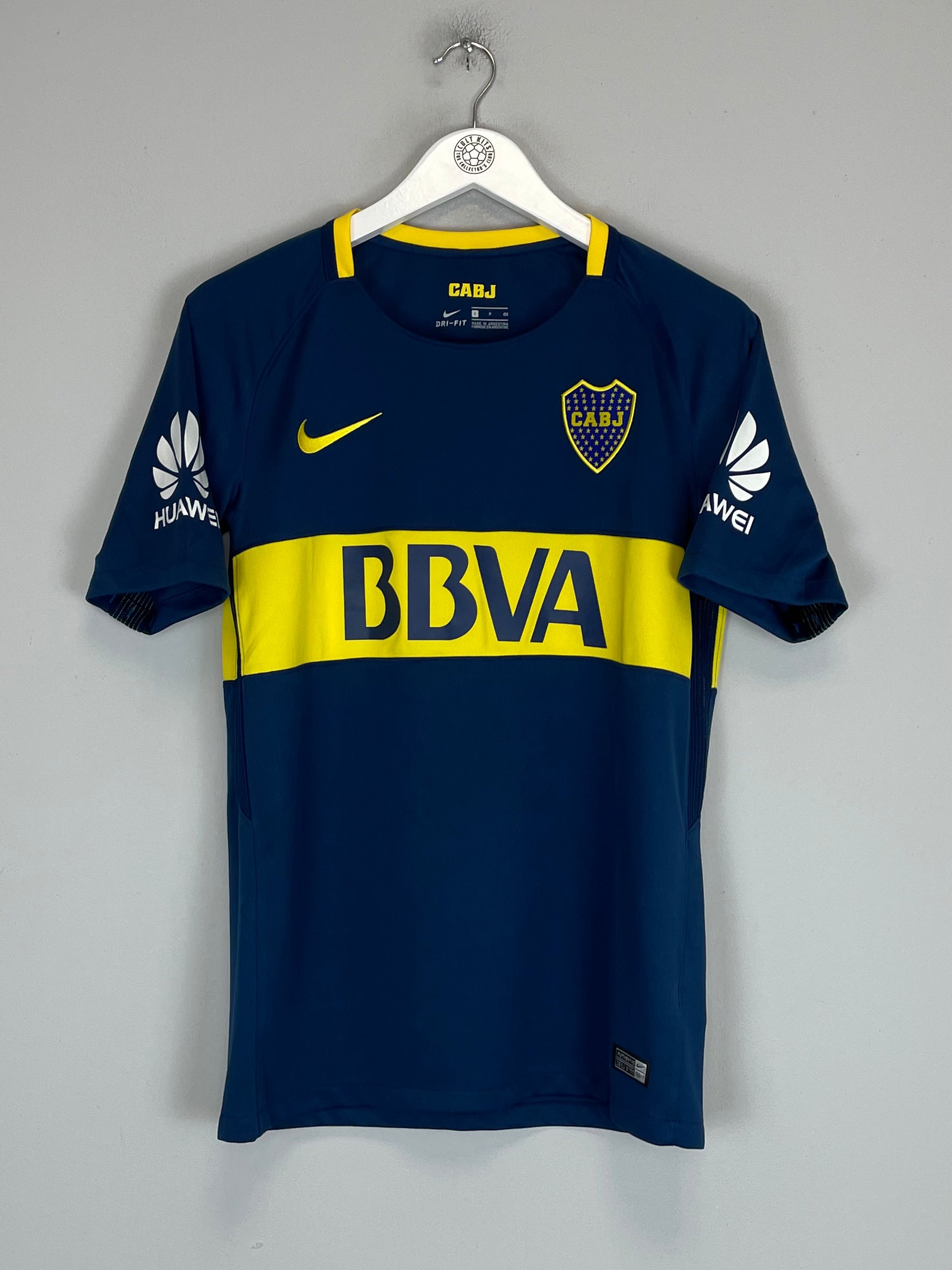 Shop 2017/18 BOCA JUNIORS HOME SHIRT (S) NIKE, classic football shirts, vintage football shirts & retro soccer jerseys at Cult Kits