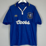 Shop 1995/97 CHELSEA GULLIT #10 HOME SHIRT (M) UMBRO, classic football shirts, vintage football shirts & retro soccer jerseys at Cult Kits