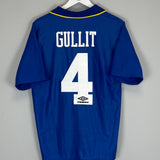 Shop 1995/97 CHELSEA GULLIT #10 HOME SHIRT (M) UMBRO, classic football shirts, vintage football shirts & retro soccer jerseys at Cult Kits