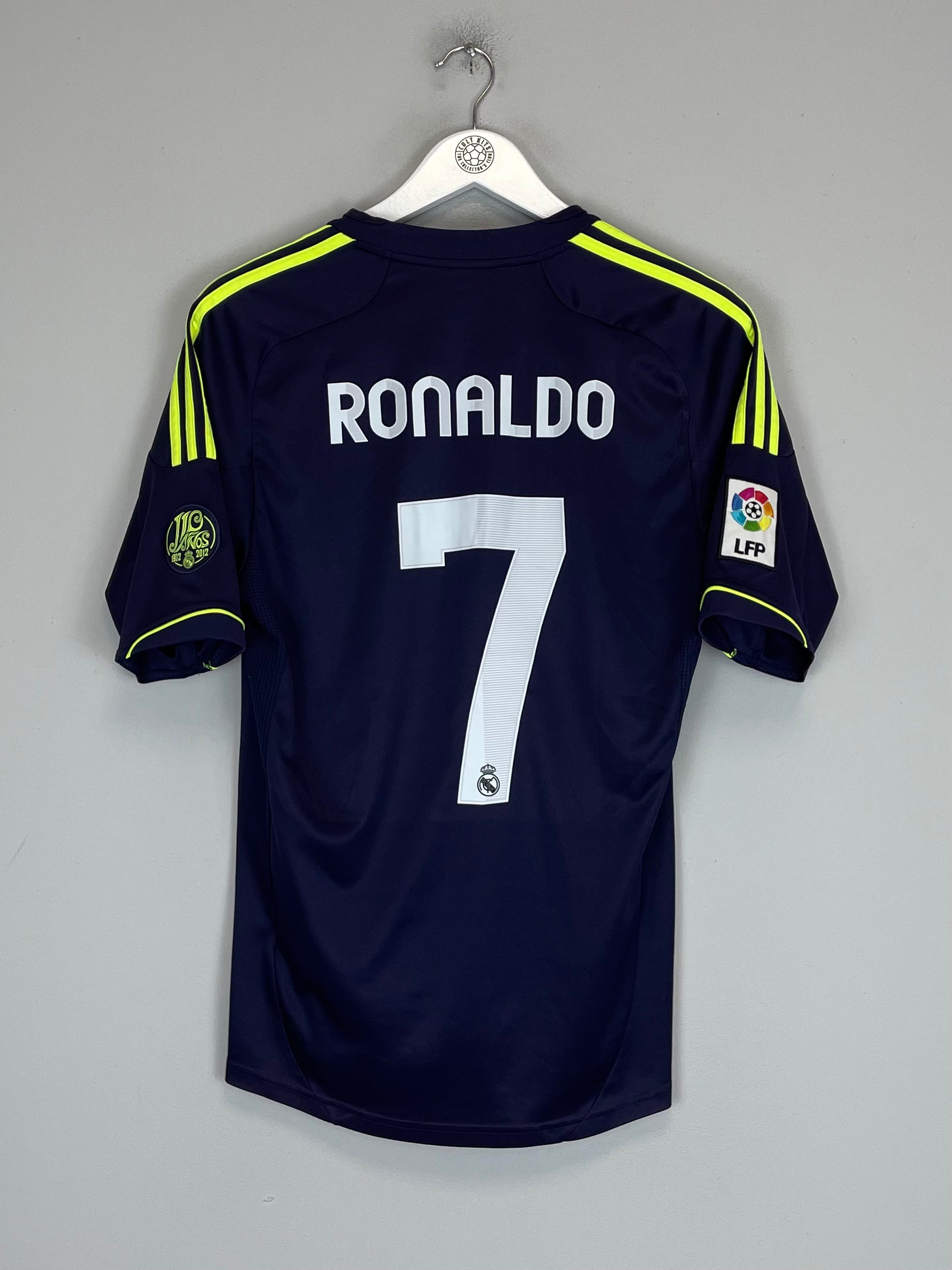 Shop 2012/13 REAL MADRID RONALDO #7 AWAY SHIRT (S) ADIDAS, classic football shirts, vintage football shirts & retro soccer jerseys at Cult Kits