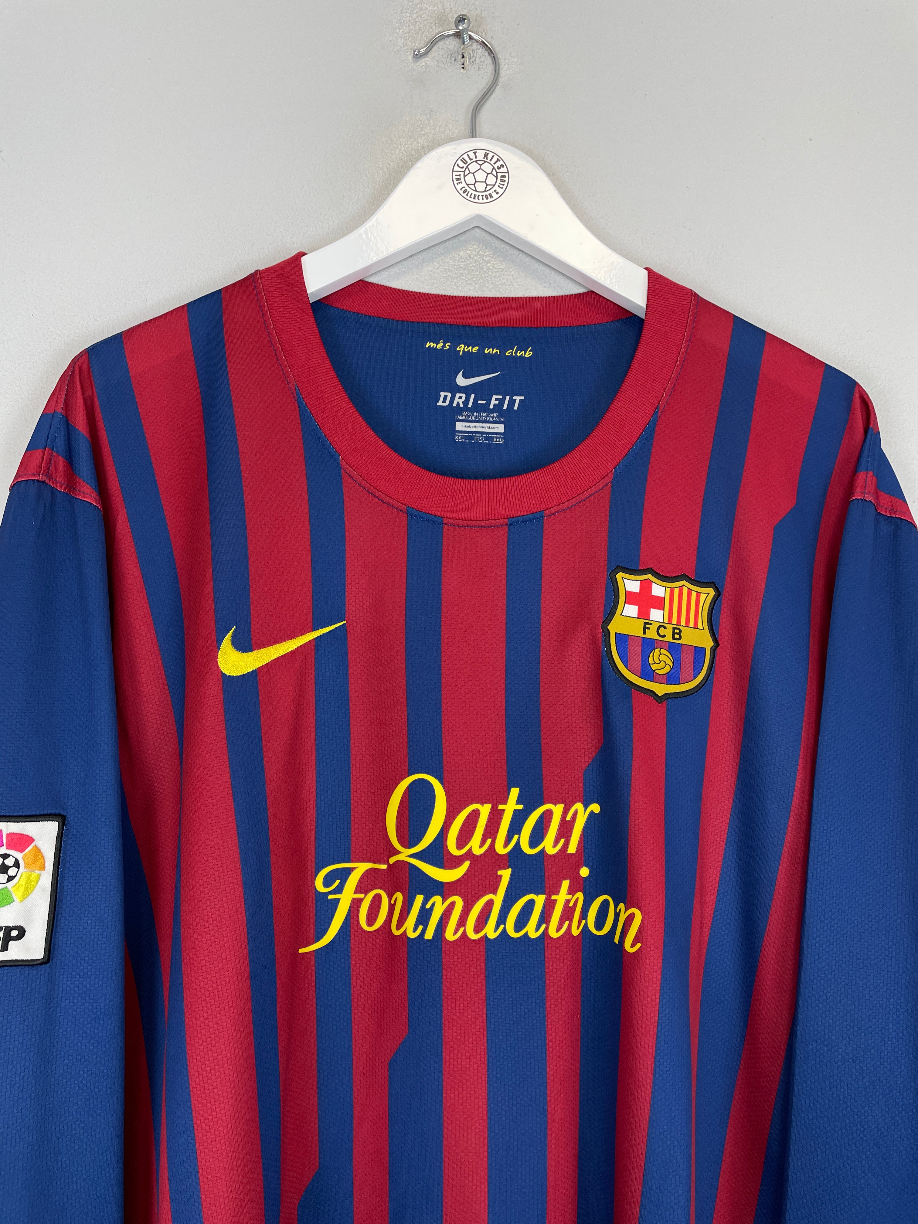 Shop 2011/12 BARCELONA MESSI #10 HOME SHIRT (XXL) NIKE, classic football shirts, vintage football shirts & retro soccer jerseys at Cult Kits