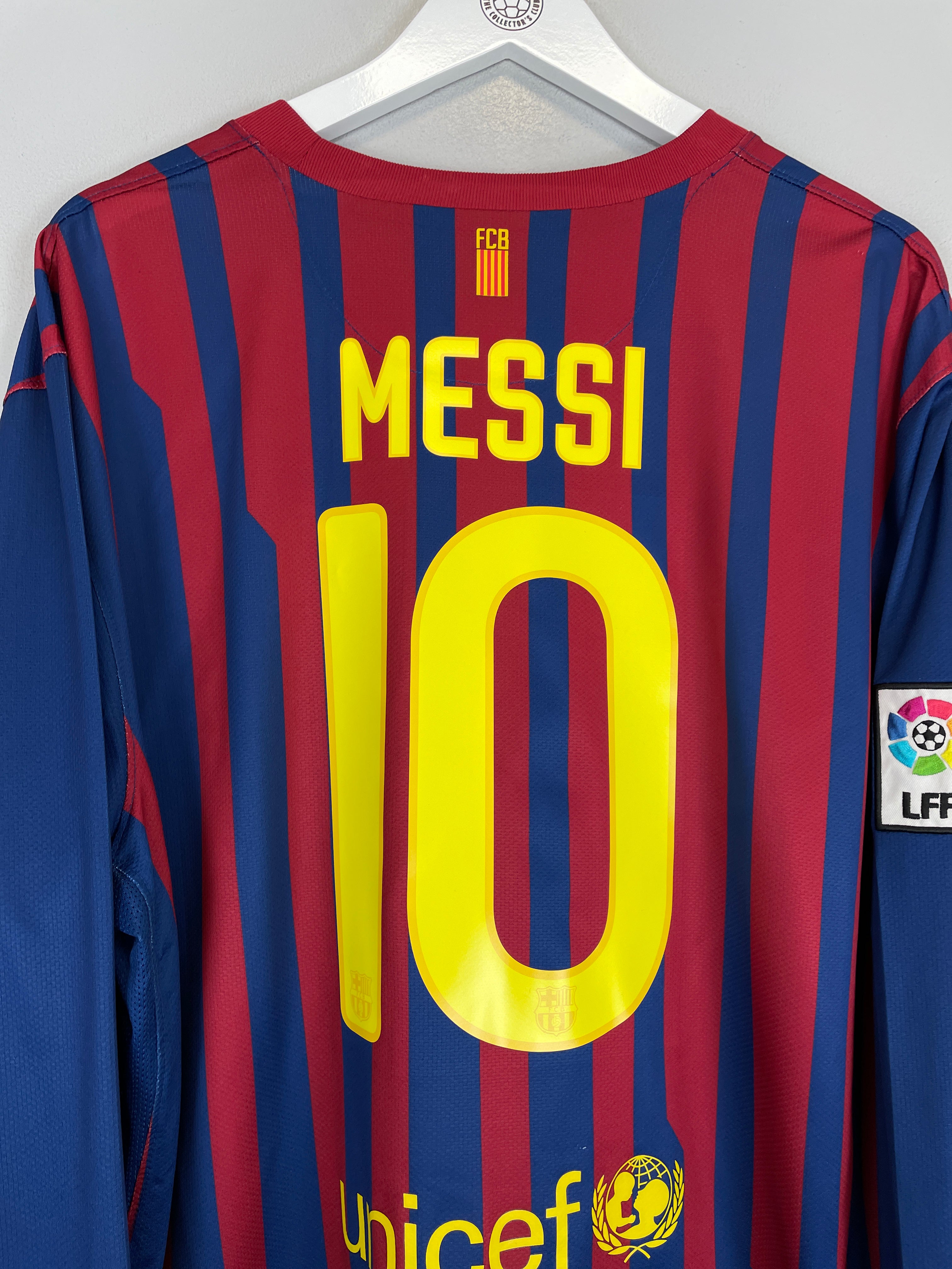 Shop 2011/12 BARCELONA MESSI #10 HOME SHIRT (XXL) NIKE, classic football shirts, vintage football shirts & retro soccer jerseys at Cult Kits