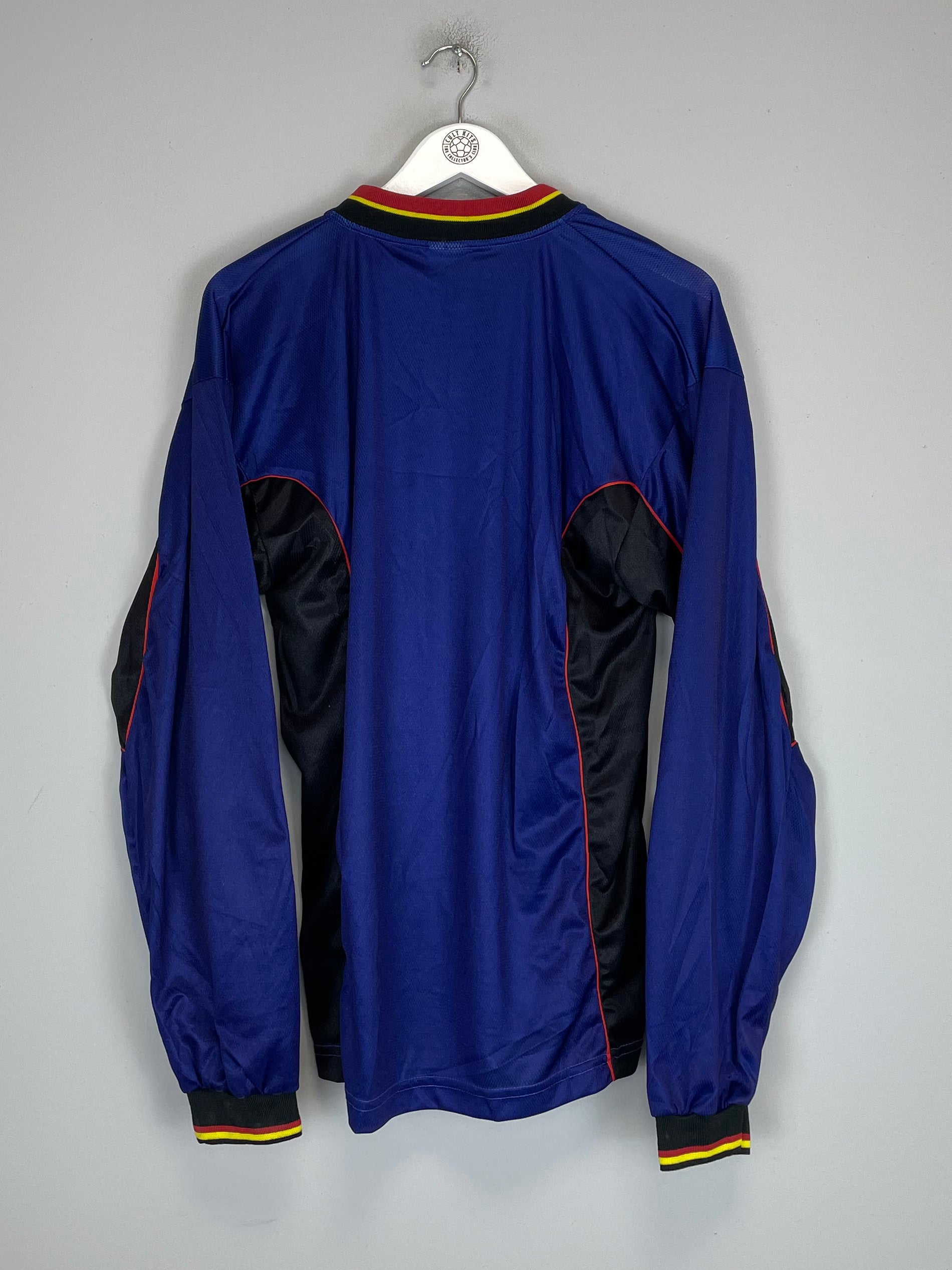 Shop 1998/99 BELGIUM GK SHIRT (M) DIADORA, classic football shirts, vintage football shirts & retro soccer jerseys at Cult Kits