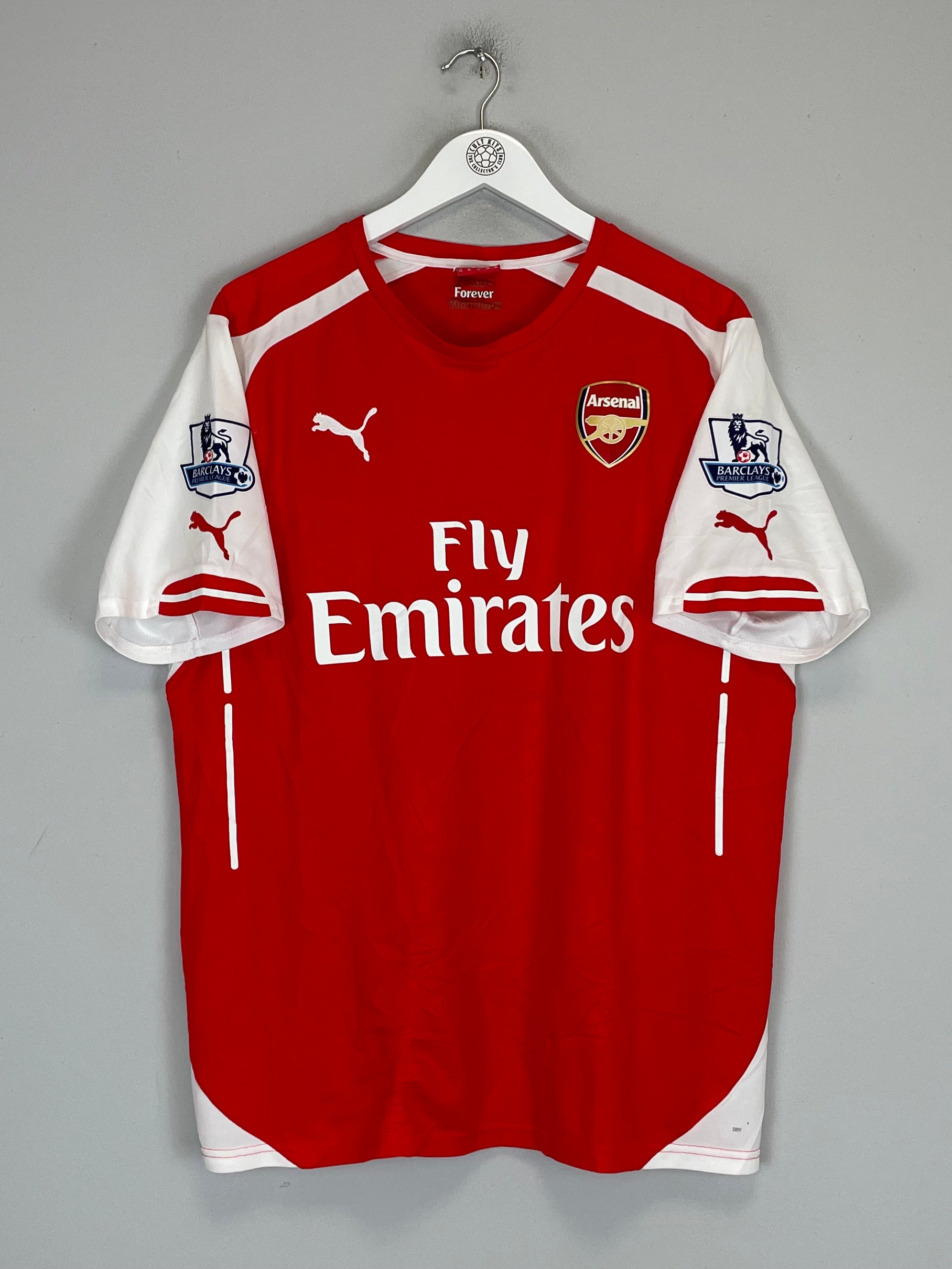 Shop 2014/15 ARSENAL KOSCIELNY #6 HOME SHIRT (XL) PUMA, classic football shirts, vintage football shirts & retro soccer jerseys at Cult Kits
