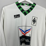 Shop 1992/94 MONCHENGLADBACH L/S HOME SHIRT (XL) ASICS, classic football shirts, vintage football shirts & retro soccer jerseys at Cult Kits
