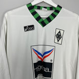 Shop 1992/94 MONCHENGLADBACH L/S HOME SHIRT (XL) ASICS, classic football shirts, vintage football shirts & retro soccer jerseys at Cult Kits