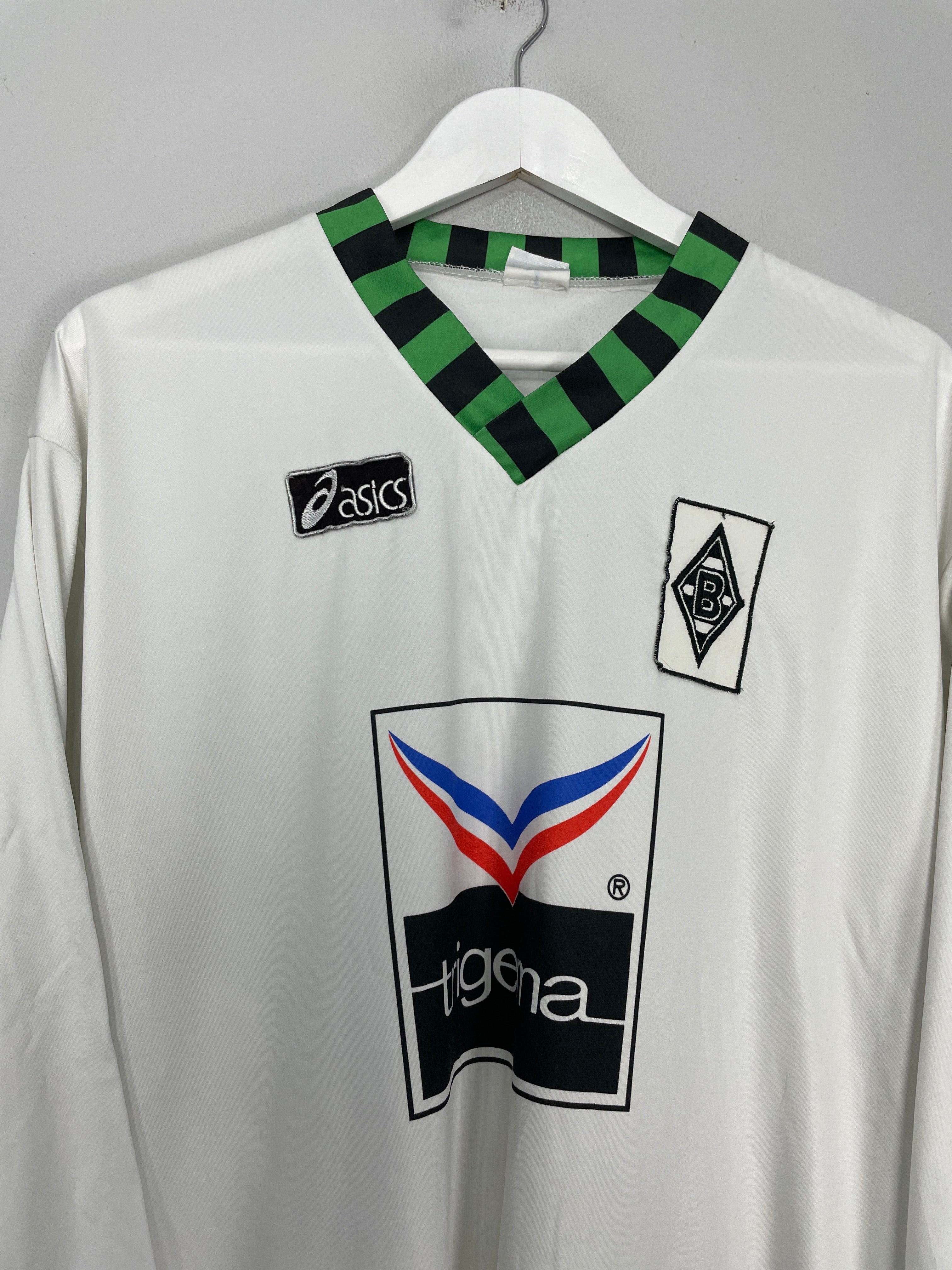 Shop 1992/94 MONCHENGLADBACH L/S HOME SHIRT (XL) ASICS, classic football shirts, vintage football shirts & retro soccer jerseys at Cult Kits