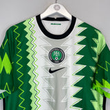 Shop 2020/21 NIGERIA HOME SHIRT (L) NIKE, classic football shirts, vintage football shirts & retro soccer jerseys at Cult Kits