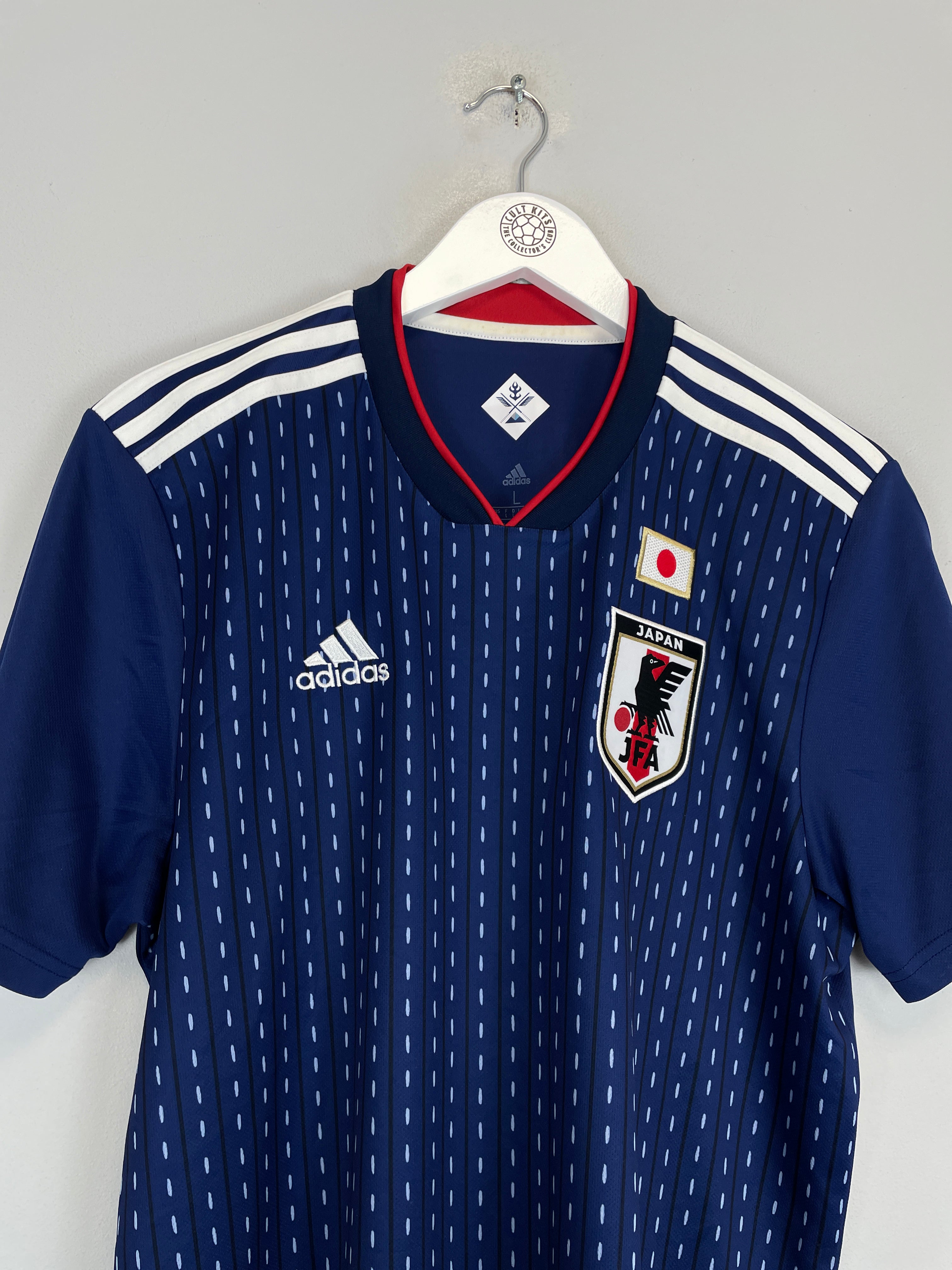 Shop 2018/19 JAPAN HOME SHIRT (L) ADIDAS, classic football shirts, vintage football shirts & retro soccer jerseys at Cult Kits