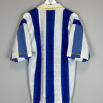 Shop 1993/95 SHEFFIELD WEDNESDAY *SIGNED* BNWT HOME SHIRT (M) PUMA, classic football shirts, vintage football shirts & retro soccer jerseys at Cult Kits