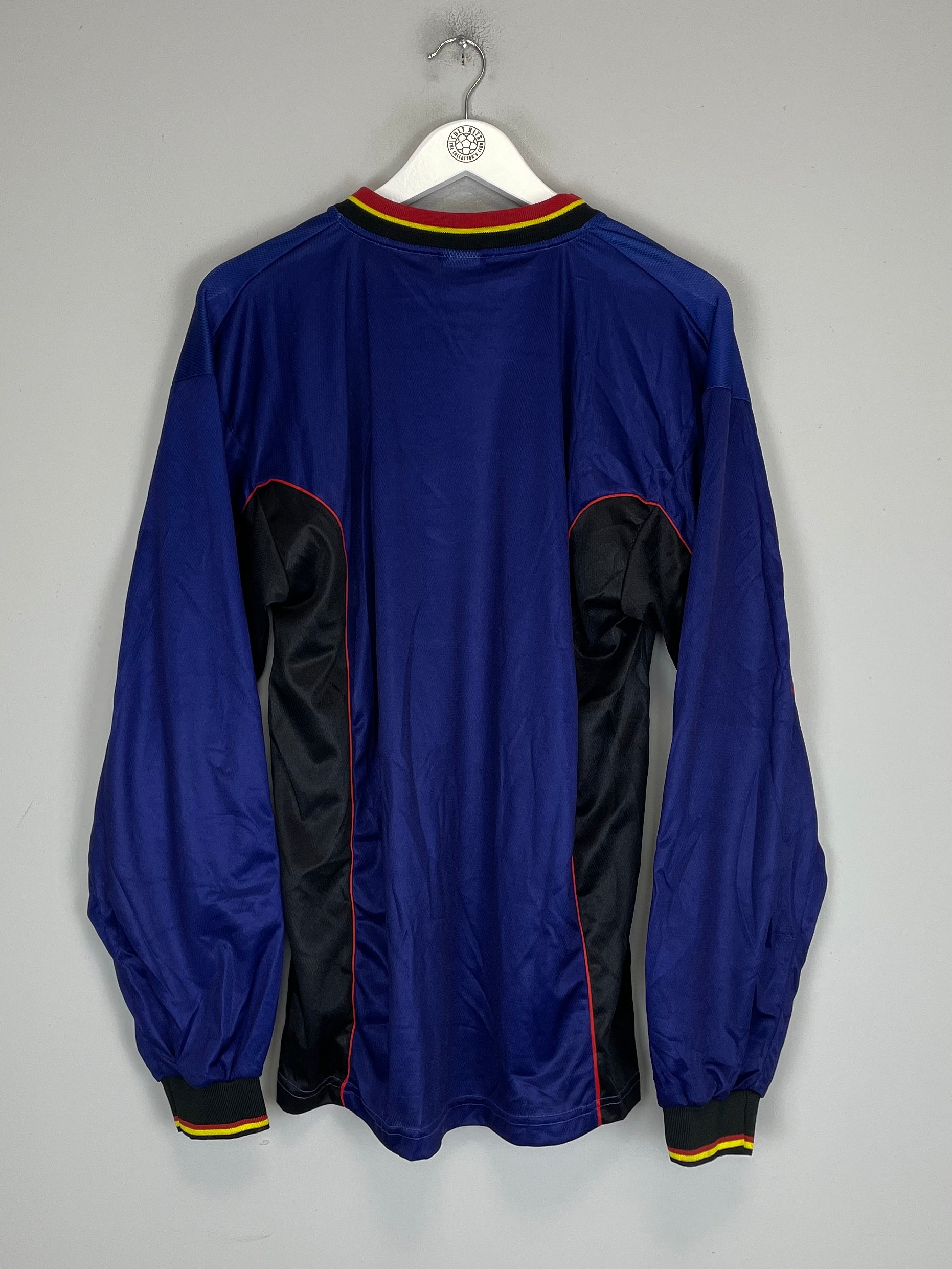 Shop 1998/99 BELGIUM GK SHIRT (M) DIADORA, classic football shirts, vintage football shirts & retro soccer jerseys at Cult Kits