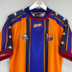 Shop 1997/98 BARCELONA AWAY SHIRT (L) KAPPA, classic football shirts, vintage football shirts & retro soccer jerseys at Cult Kits