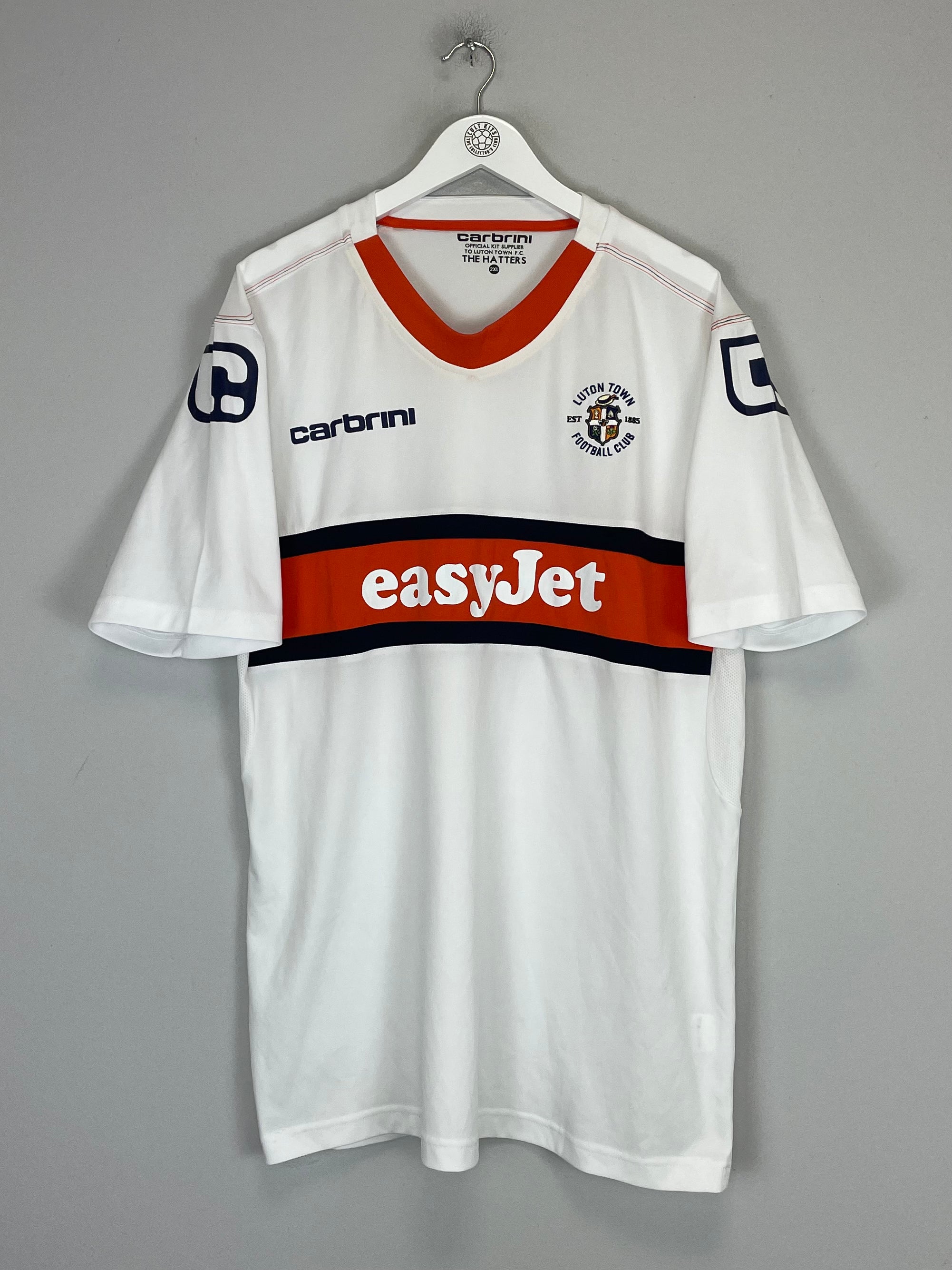 Shop 2012/13 LUTON TOWN AWAY SHIRT (XXL) CARBRINI, classic football shirts, vintage football shirts & retro soccer jerseys at Cult Kits