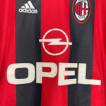 Shop 1998/99 AC MILAN MALDINI #3 HOME SHIRT (L) ADIDAS, classic football shirts, vintage football shirts & retro soccer jerseys at Cult Kits