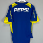 Shop 2004/05 BOCA JUNIORS HOME SHIRT (M) NIKE, classic football shirts, vintage football shirts & retro soccer jerseys at Cult Kits