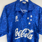 Shop 1992/94 CRUZEIRO HOME SHIRT (L) FINTA, classic football shirts, vintage football shirts & retro soccer jerseys at Cult Kits
