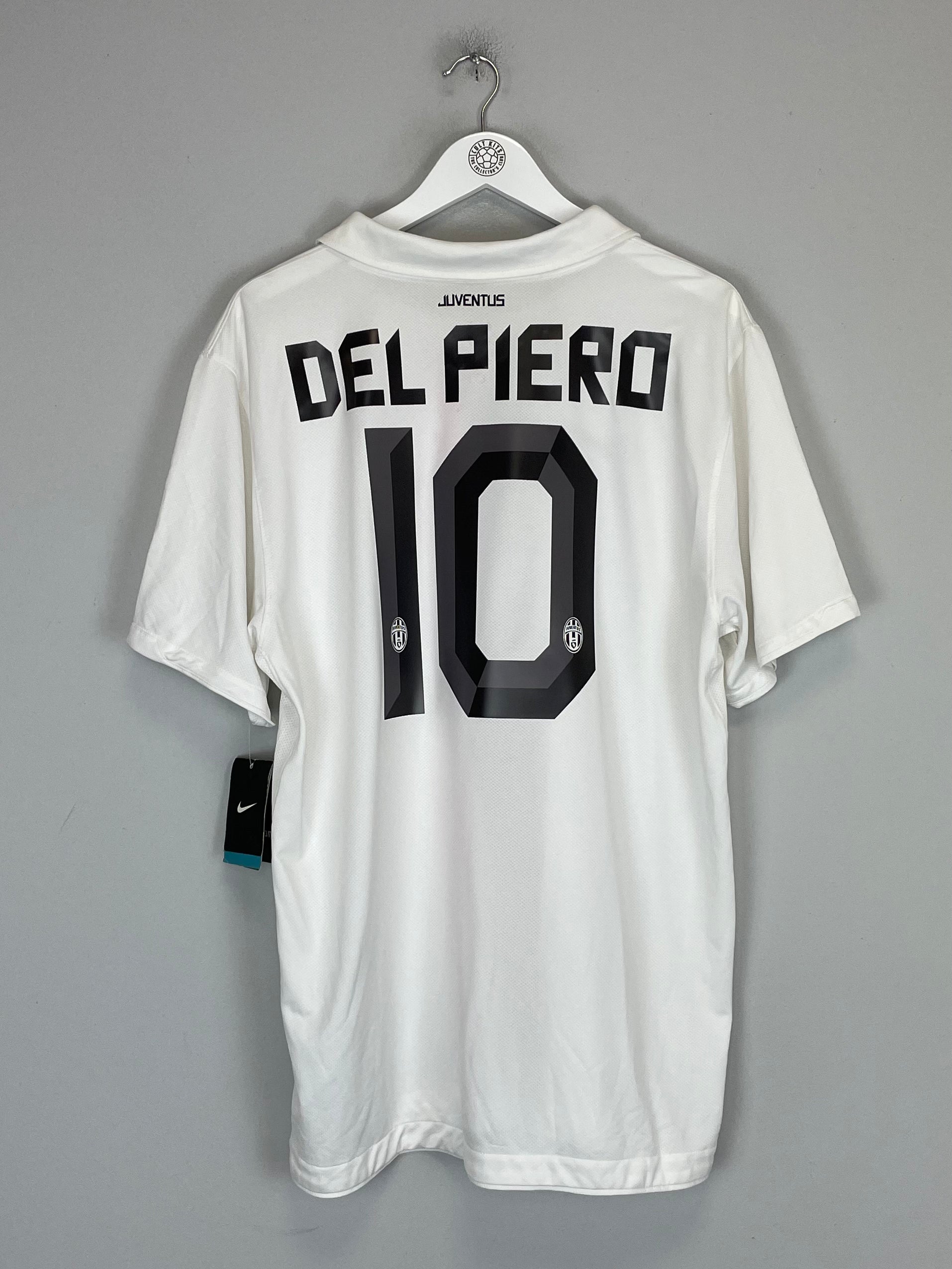 Shop 2010/12 JUVENTUS DEL PIERO #10 *BNWT* AWAY SHIRT (XL) NIKE, classic football shirts, vintage football shirts & retro soccer jerseys at Cult Kits