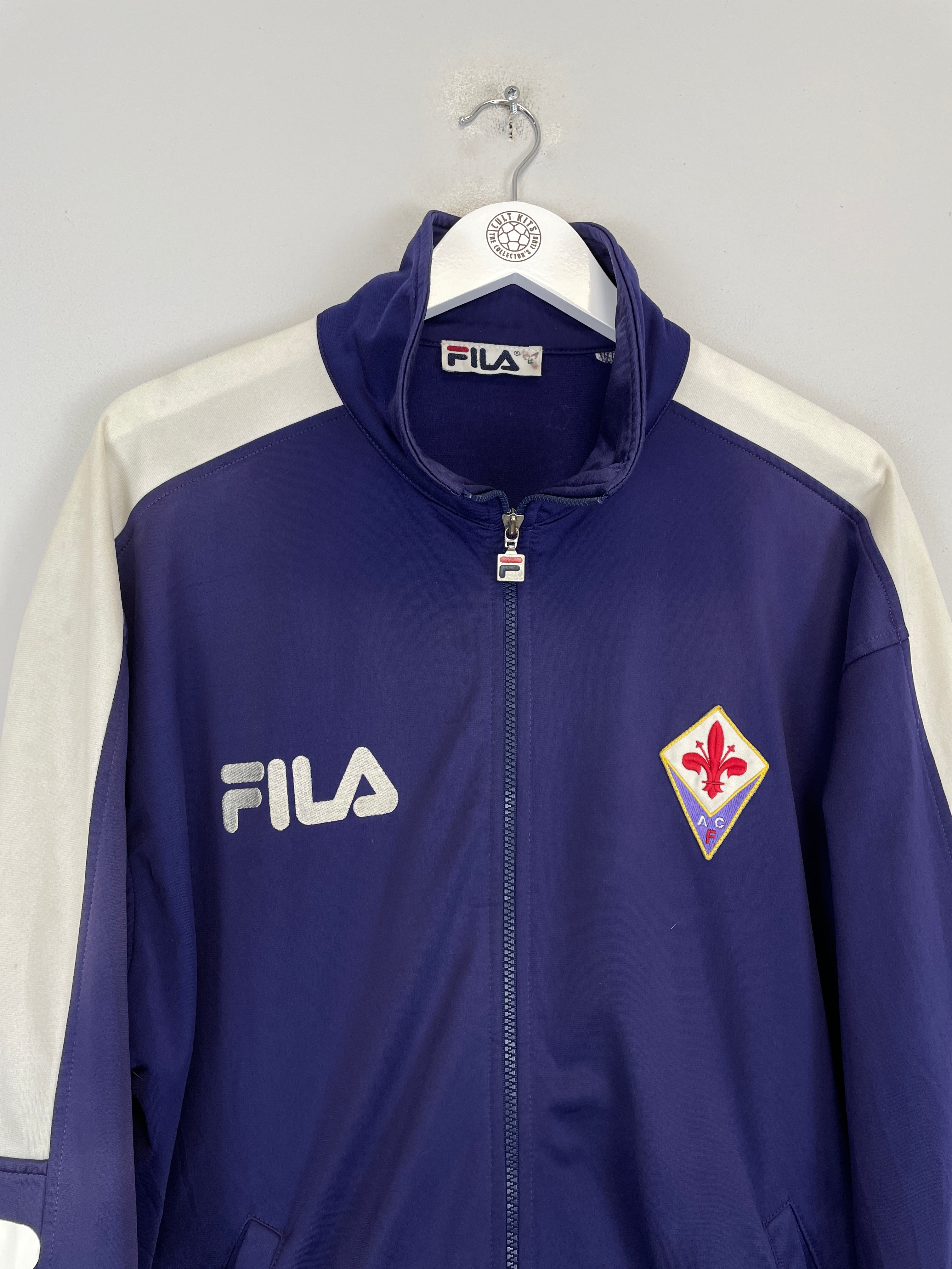 Shop 1997/98 FIORENTINA TRACK JACKET (L) FILA, classic football shirts, vintage football shirts & retro soccer jerseys at Cult Kits