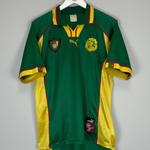 Shop 1998/99 CAMEROON HOME SHIRT (S) PUMA, classic football shirts, vintage football shirts & retro soccer jerseys at Cult Kits