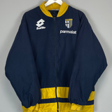Shop 1998/99 PARMA TRACK JACKET (L) LOTTO, classic football shirts, vintage football shirts & retro soccer jerseys at Cult Kits