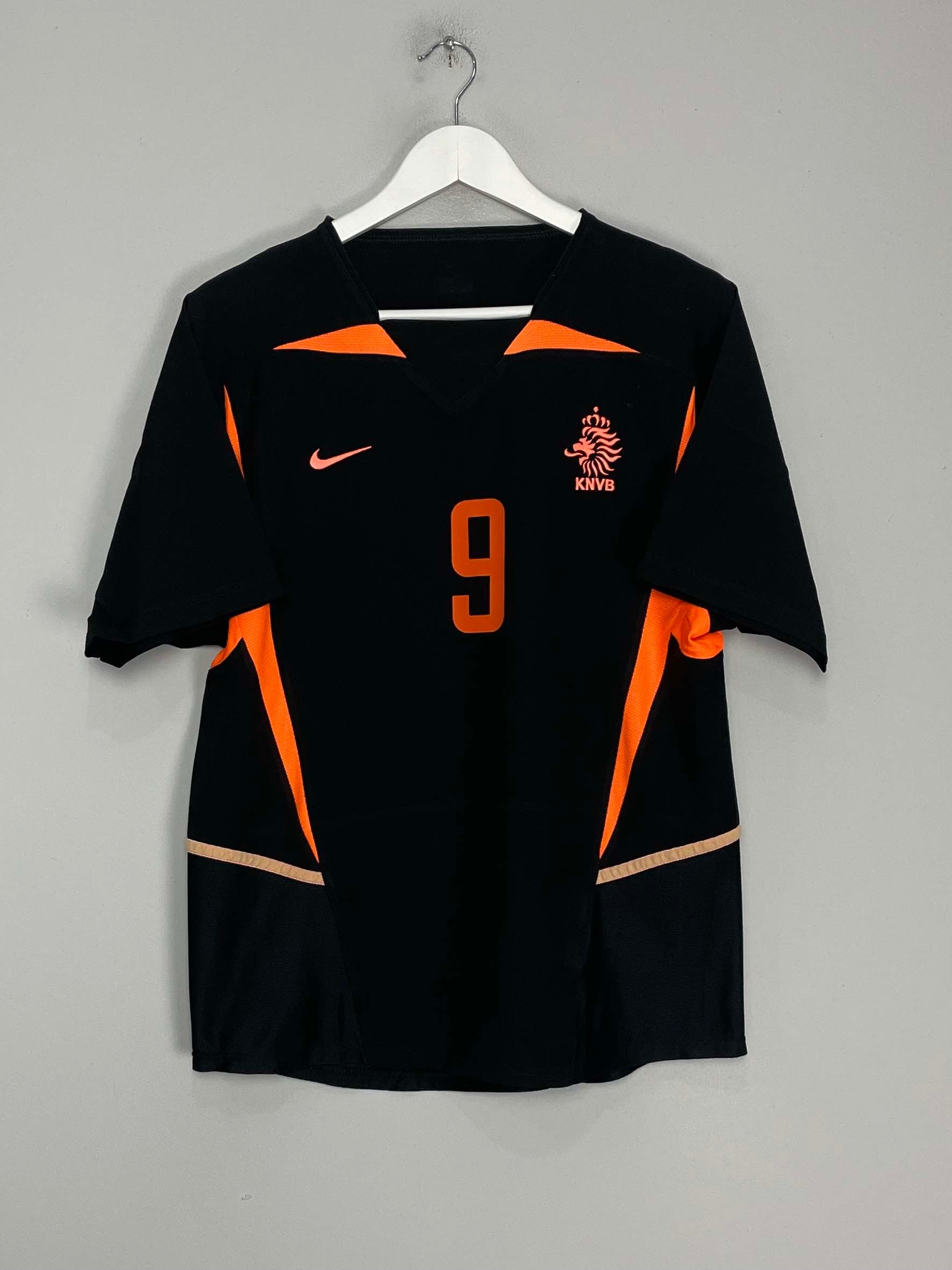 Shop 2002/04 NETHERLANDS V.NISTELROOY #9 AWAY SHIRT (S) NIKE, classic football shirts, vintage football shirts & retro soccer jerseys at Cult Kits